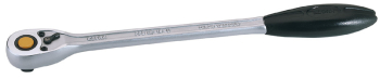 Draper 770-L115F Elora Quick Release Soft Grip Reversible Ratchet, 1/2 inch  Sq. Dr., 375mm - Code: 58747 - Pack Qty 1