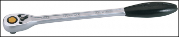Draper 770-L115F Elora Quick Release Soft Grip Reversible Ratchet, 1/2 inch  Sq. Dr., 375mm - Code: 58747 - Pack Qty 1