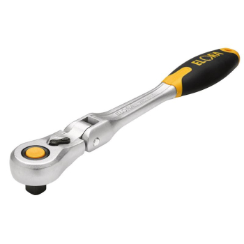 Elora Quick Release Soft Grip Reversible Ratchet with Flexible Head, 1/2 inch  Sq. Dr., 305mm - 770-L1GF - Code: 58750 - Pack Qty 1