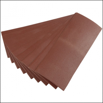 Draper APT21 Aluminium Oxide Sanding Sheets, 232 x 92mm, 120 Grit (Pack of 10) - Code: 59467 - Pack Qty 1