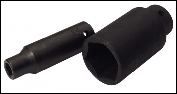 Draper 410D-MMB Draper Expert HI-TORQ® Deep Impact Socket, 1/2 inch  Sq. Dr., 10mm (Sold Loose) - Code: 59872 - Pack Qty 1