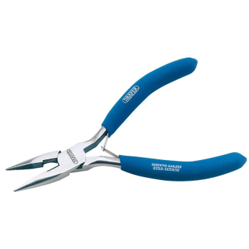 Draper 38A Carbon Steel Long Nose Pliers, 125mm - Code: 60740 - Pack Qty 1