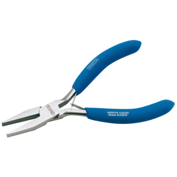 Draper 38A Carbon Steel Flat Nose Pliers, 125mm - Code: 60741 - Pack Qty 1