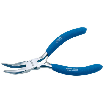 Draper 38A Carbon Steel Bent Nose Pliers, 125mm - Code: 60742 - Pack Qty 1