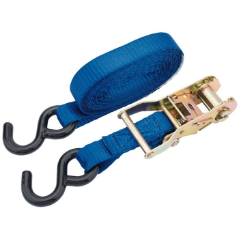Draper RTDS075B Ratcheting Tie Down Straps, 4.5m x 25mm, 750kg - Code: 60957 - Pack Qty 1