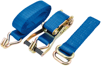 Draper CRTDS2250/B Ratcheting Vehicle Tie Down Straps, 3m x 50mm, 2250kg - Code: 60970 - Pack Qty 1