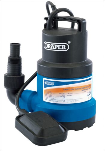 Draper 64065 500L/Min Petrol 4.8HP Water Pump