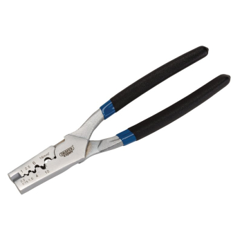 Draper CT9PRO 9 Way Crimping Plier Ferrule Cable Wire Crimping Tool, 190mm - Code: 62226 - Pack Qty 1