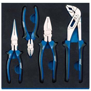 Draper IT-EVA10 Pliers Set in 1/2 Drawer EVA Insert Tray (4 Piece) - Discontinued - Code: 63309 - Pack Qty 1