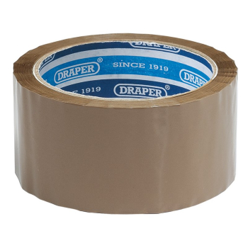 Draper TP-PACK Packing Tape Roll, 66m x 50mm - Code: 63388 - Pack Qty 1