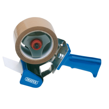 Draper TP-DIS. Hand-Held Packing Security Tape Dispenser Kit, 2 x Reels of Tape - Code: 63390 - Pack Qty 1