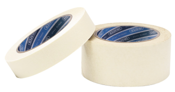 Draper TP-MASKPRO Heavy Duty Masking Tape Roll, 50m x 25mm - Code: 63478 - Pack Qty 1