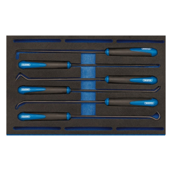 Draper IT-EVA23 Long Reach Hook and Pick Set in 1/4 Drawer EVA Insert Tray (6 Piece) - Code: 63494 - Pack Qty 1