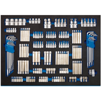 Draper IT-EVA33 Draper Expert Bit Set in Full Plus Drawer EVA Insert Tray (167 Piece) - Code: 63516 - Pack Qty 1
