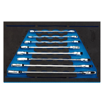 Draper IT-EVA41 Draper Expert Open Ended Spanner Set in 1/4 inch  Drawer EVA Insert Tray (8 Piece) - Code: 63524 - Pack Qty 1