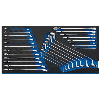 Draper IT-EVA42 Spanner Set in Full Drawer EVA Insert Tray (28 Piece) - Discontinued - Code: 63526 - Pack Qty 1