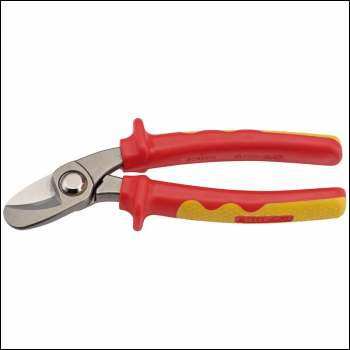 Draper 73AVDE VDE Approved Fully Insulated Cable Shears, 180mm - Code: 63541 - Pack Qty 1