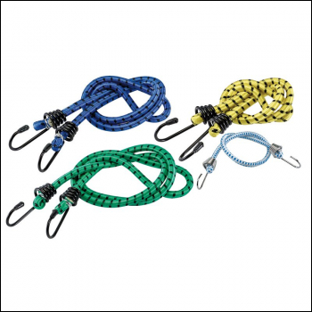 Draper DAB10/C Assorted Bungee (Pack of 10) - Code: 63545 - Pack Qty 1