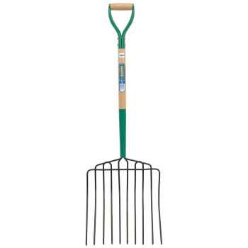 Draper AF10PSF/I 10 Prong Manure Fork with Wood Shaft and MYD Handle - Code: 63578 - Pack Qty 2