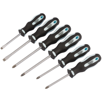 Draper 995/S6 Draper Expert Soft Grip Screwdriver Set (6 Piece) - Code: 63588 - Pack Qty 1