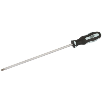Draper 996PZ/PT 'Pound Thru' PZ TYPE Soft Grip Screwdriver, No.2 x 250mm - Code: 63596 - Pack Qty 1