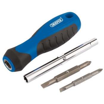 Draper 865/4 6-In-1 Multi-Tip Screwdriver Set - Code: 63672 - Pack Qty 12