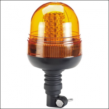 Draper RWB6 12/24V LED Flexible Spigot Beacon, 400 Lumens - Code: 63882 - Pack Qty 1