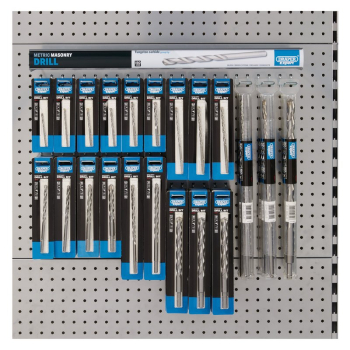 Draper *DBD/MAS Assorted Metric Masonry Drill Bit Merchandiser (137 Piece) - Code: 64045 - Pack Qty 1