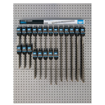 Draper *DBD/SDS Assorted Metric SDS+ Drill Bit Merchandiser (126 Piece) - Code: 64049 - Pack Qty 1