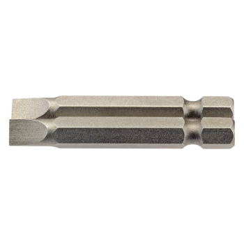 Draper 50PS/2/B Plain Slot Insert Bit, 6mm, 1/4 inch  Hex, 50mm Long (Pack of 2) - Code: 64096 - Pack Qty 1