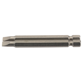 Draper 75PS/2/B Plain Slot Insert Bit, 5.5mm, 1/4 inch  Hex, 75mm Long (Pack of 2) - Code: 64296 - Pack Qty 1