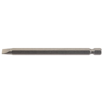 Draper 100PS/1/B Plain Slot Insert Bit, 6mm, 1/4 inch  Hex, 100mm Long (Pack of 1) - Code: 64347 - Pack Qty 1