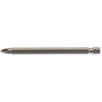 Draper 100PZ/1/B PZ Type Insert Bit, 1/4 inch  Hex, 100mm Long, No.2 (Pack of 1) - Code: 64362 - Pack Qty 1