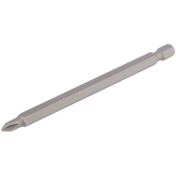 Draper 100CS/1/B Cross Slot Insert Bit, 1/4 inch  Hex, 100mm Long, No.1 (Pack of 1) - Code: 64364 - Pack Qty 1
