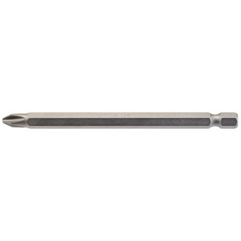 Draper 100CS/1/B Cross Slot Insert Bit, 1/4 inch  Hex, 100mm Long, No.2 (Pack of 1) - Code: 64365 - Pack Qty 1