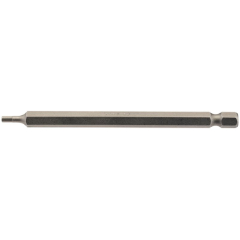 Draper 100HX/1/B Hexagonal Insert Bit, 2.5mm, 1/4 inch  Hex, 100mm Long (Pack of 1) - Code: 64371 - Pack Qty 1