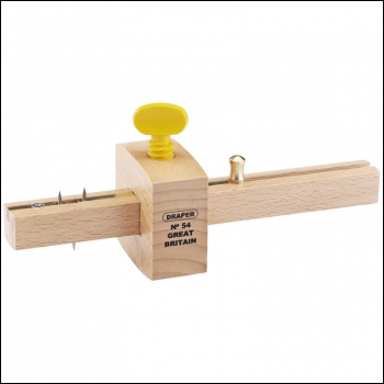 Draper 54 Carpenter's Marking and Mortice Gauge - Code: 64458 - Pack Qty 1
