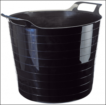 DRAPER Multi Purpose Flexible Bucket - Black (26L) - Pack Qty 1 - Code: 65360