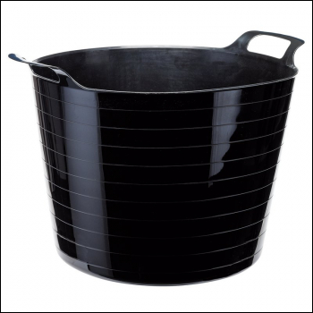 DRAPER Multi-Purpose Flexible Bucket, 40L, Black - Pack Qty 1 - Code: 65365