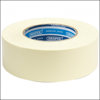 Draper TP-D/SPRO Heavy Duty Double Sided Tape, 50m x 50mm - Code: 65392 - Pack Qty 1