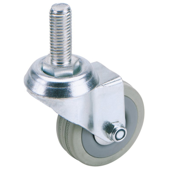 Draper 60250B Swivel Bolt Fixing Rubber Castor, 50mm Diameter, S.W.L. 50kg - Code: 65470 - Pack Qty 1