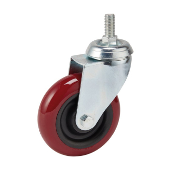 Draper 605100B Swivel Bolt Fixing Polyurethane Wheel, 100mm Diameter, S.W.L. 125kg - Code: 65520 - Pack Qty 1