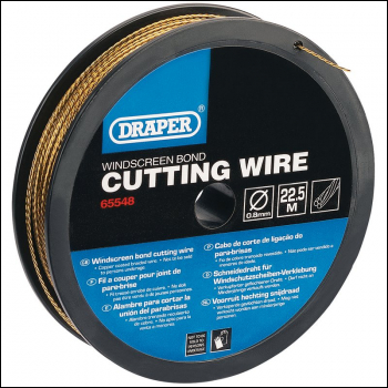 Draper WST12 Stainless Steel Braided Wire for Wire Feeder/Starter - 0.8mm, 22.5M - Code: 65548 - Pack Qty 1