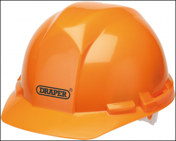 DRAPER Safety Helmet to EN397, Orange - Pack Qty 1 - Code: 65705