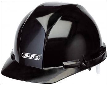 DRAPER Safety Helmet to EN397, Black - Pack Qty 1 - Code: 65706