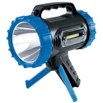 Draper RLED10/3 LED Rechargeable Spotlight with Power Bank and Stand, 10W, 850 Lumens - Discontinued - Code: 66026 - Pack Qty 1