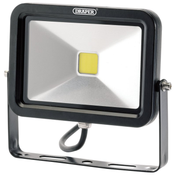 Draper WMCL20W/B COB LED Slimline Wall Mounted Floodlight, 20W, 1,300 Lumens - Discontinued - Code: 66033 - Pack Qty 1