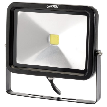 Draper WMCL50W/B COB LED Slimline Wall Mounted Floodlight, 50W, 3,250 Lumens - Discontinued - Code: 66035 - Pack Qty 1