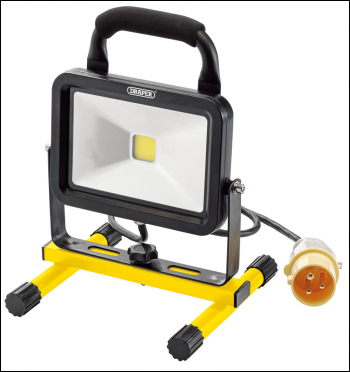 DRAPER 110V COB LED Worklight, 20W, 1,300 Lumens - Pack Qty 1 - Code: 66044
