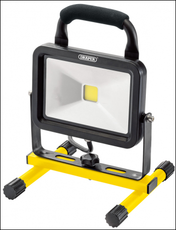 DRAPER 230V COB LED Worklight, 20W, 1,300 Lumens - Pack Qty 1 - Code: 66045